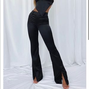 Fair Play Satin Pants - White Fox Boutique